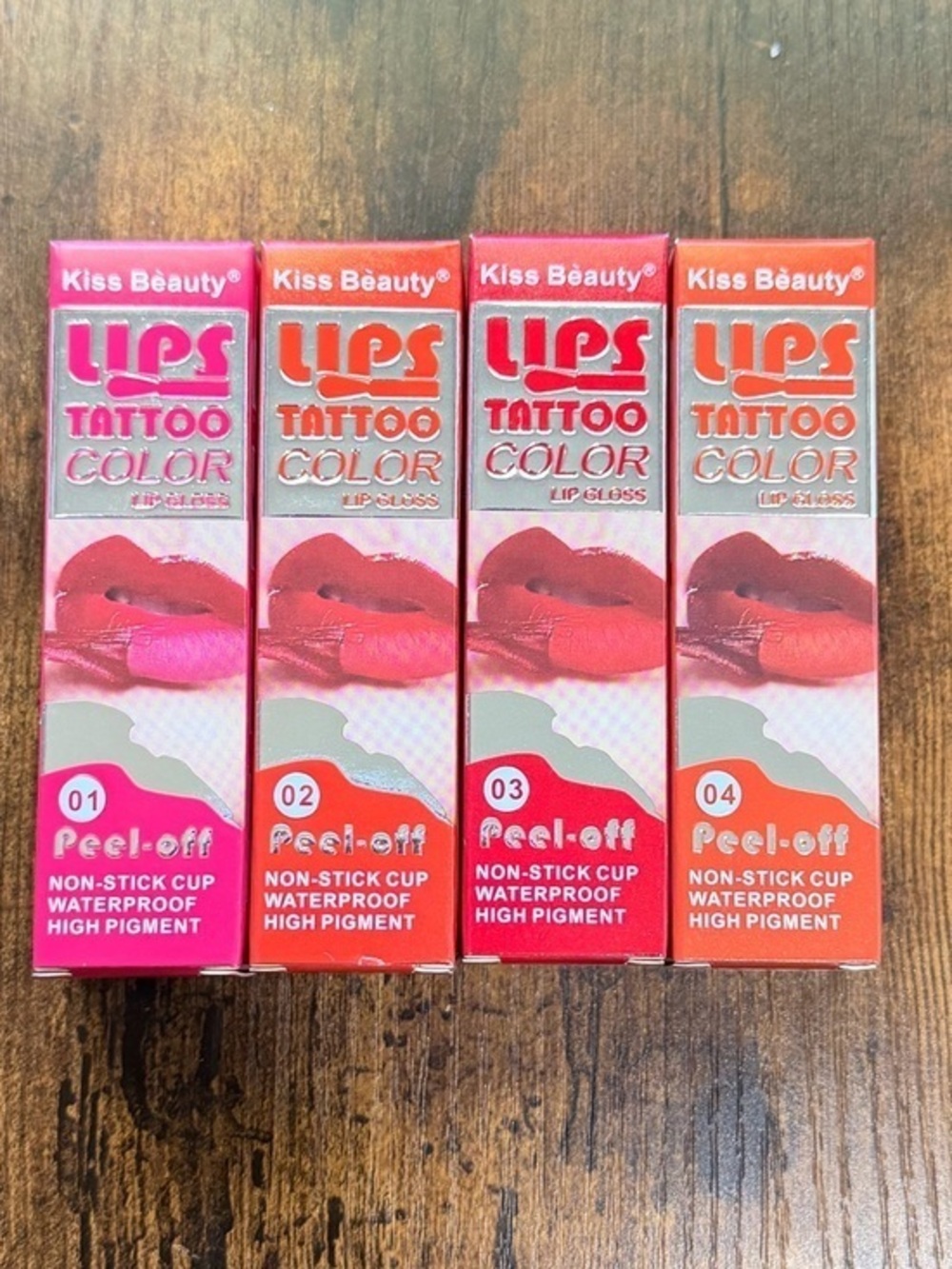 KISS BEAUTY Lips Tattoo Color Peel-Off Lip Tint